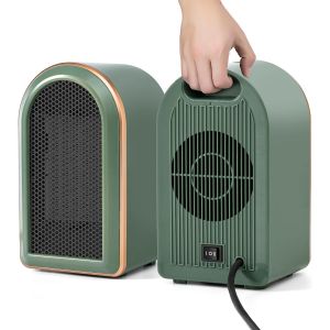 Chauffage d'appoint Electrique Economique Portable, Mini Radiateur Soufflant Mobile PTC Ceramique, 1200W/800W Silencieuse Chauffage Cin&eacute;tique,Chauffage Petit Plug in Dumping Surchauffe Protection - Neuf
