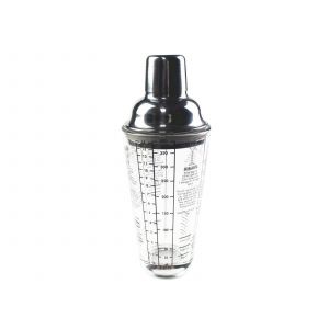 Shaker &Agrave; Cocktail En Verre De 400 Ml Avec Graduations Pour Recettes - Neuf