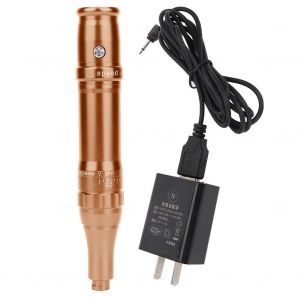 Machine De Tatouage Semi-Permanente Mts, Stylo De Tatouage Pour Microblading, Sourcils Et Levres (Prise Americaine Doree) - Neuf