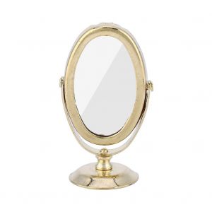 Miroir De Maquillage Miniature Pour Enfants, Jouet Amusant, Decoration Pour Maison De Poupee 1:12 - Neuf
