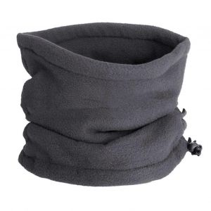 Cache-Cou Unisexe D'hiver En Polaire Douce Et &Eacute;paisse, Gris Fonc&eacute;, Couleur Unie. - Neuf