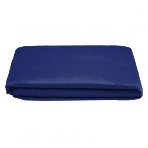 Hjlian Housse De Lit 100 % Coton, Drap-Housse Anti-Poussiere (Bleu Marine 120 X 200 + 27) - Neuf