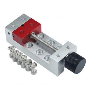 Outils de bricolage 100MM machine de gravure &eacute;tau pince &agrave; m&acirc;choires en aluminium outil de serrage d'&eacute;tau d'usinage &agrave; nez plat Cla - Neuf