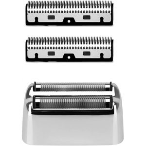 T&ecirc;te De Rasoir &Eacute;lectrique Pi&egrave;ces, Asoir Film Et Cutter De Rechange Compatible Avec Le Rasoir Pour Babylisspro Barberology Fx Metal Foil Shaver, Fxfs1/Fxfs2 Rasoir Shaver (Argent) - Neuf