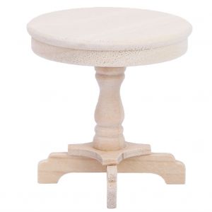 Table ronde miniature vintage pour maison de poupee 1:12 (#4) - Neuf