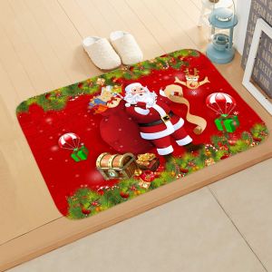Tapis De No&euml;l (P&egrave;re No&euml;l) - Tapis De Couloir Antid&eacute;rapants - Tapis De Salon - Tapis De Bain - Tapis De Cuisine - D&eacute;coration Pour La Chambre &Agrave; Coucher - Neuf