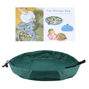 HJLIAN Sac de rangement multifonctionnel pour jouets, portable et suspendu, tapis de jeu pour enfants (vert) - Neuf