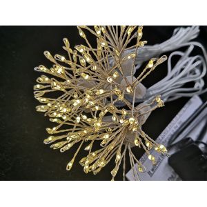 Guirlande Lumineuse Solaire F&eacute;&eacute;rique De 150 Led Avec 8 Modes D'&eacute;clairage Pour La D&eacute;coration Int&eacute;rieure Et Ext&eacute;rieure - Neuf