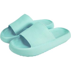 Maas-Cozislides Chaussures De Bain Originales Pour Femme, Homme Et Enfant - Super Douces - Antidérapantes - Pour L'été - Nuages - Plateforme - Tongs De Plage - Neuf