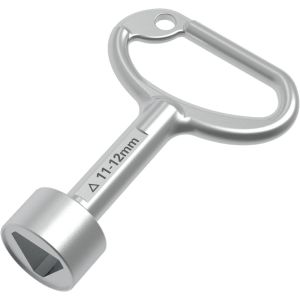 Clé Triangle Femelle 11-12mm Professionnelle - Compteurs EDF/GDF à Serrure Triangulaire - Neuf