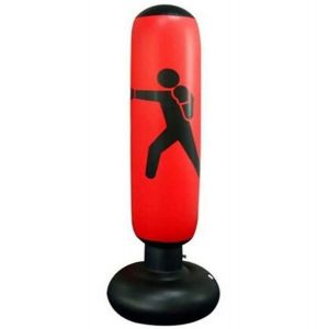 Sac De Frappe Gonflable &Eacute;cologique - Outil De Soulagement Du Stress Et De Remise En Forme Autonome Pour Tous Les &Acirc;ges, Parfait Pour Une Utilisation &Agrave; La Maison Et &Agrave; L'ext&eacute;rieur ! - Neuf