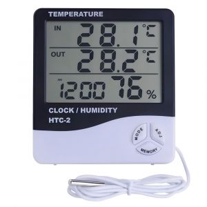 Station météo Thermomètre digital intérieur avec sonde extérieur Hygromètre - Neuf