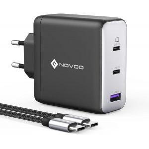 KALANKA-Chargeur pour Macbook Pro/Air, 120W Chargeur USB C Rapide pour MacBook Pro 16/15/ 14/13, MacBook Air 2020/2019/ 2018, iPad Pro Multiport Chargeur + 1 C&acirc;bles - Neuf