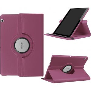 NAERYUT-Huawei Mediapad T3 10 Etui 360° Rotation Housse Étui Coque Avec Rabat/Stand De Positionnement Support Pour Huawei Mediapad T3 10 Tablette Tactile 9,6 Pouces Modèle 2017 - Neuf