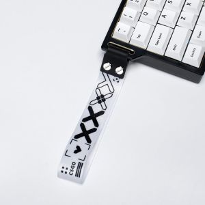 Sangle de clavier personnalis&iquest;&iquest;e avec autocollant compatible avec clavier ATK68/ Mu68 Pro/Wooting 60he - Neuf