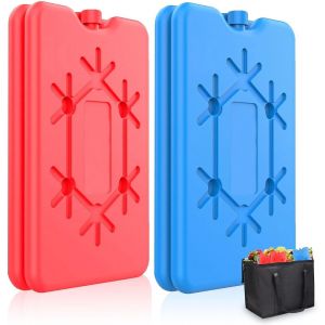 Ice Block For Isothermal Bag,Flat Ice Breads,Lunch Blocks,Large Ice Bread,For Lunch,Camping,Bpa Free,For Cooler Bag Insulated - Neuf