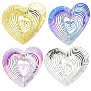 Spirale reflechissante anti-oiseaux, 20 x 20,5 cm, pour jardin et decoration interieure - Neuf