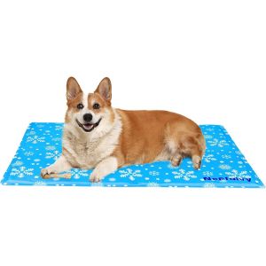 Tapis Rafraichissant Chien Et Chat-Tapis Refroidissant Rafraîchissant Pour Chien Avec Gel Non Toxique,65x50cm Couverture Fraicheur Chien Résistant Aux Rayures Et Lavable - Neuf