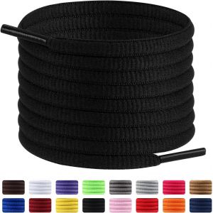 Ytseazn-Lacets Ovales Pour Chaussures De Sport,2 Paires De Lacets Demi-Ronds Pour Baskets,Chaussures De Course,Chaussures De Basket Et Baskets - Neuf