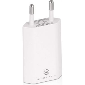 3X Pro Series Power Adapter Adaptateur Usb Compatible Avec Apple Iphone, Samsung Galaxy/Chargeur De T&eacute;l&eacute;phone Portable, Smartphone Power Plug (1A, 5V) Blanc - Neuf