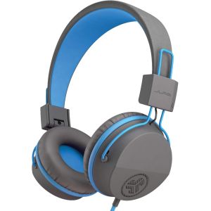 LORANKA-JBuddies Studio Casque Audio avec Fil pour Enfants, Casque C&acirc;bl&eacute; Filaire Supra-Auriculaire pour Jeunes Oreilles avec Limiteur de Volume, Isolation Sonore et Micro, Bleu - Neuf