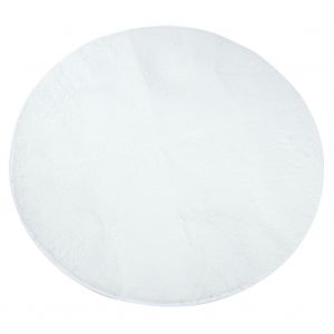 Tapis De Jeu Pour Enfants De 120 Cm, Tapis En Peluche Doux Et Confortable Pour Bebe (Blanc) - Neuf