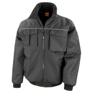 Blouson De Travail Style Aviateur - Homme - R300x - Noir - Neuf