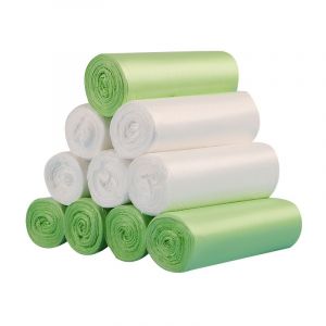 200 sacs poubelle biodégradables, 20 litres, épais, biodégradables et compostables, pour aliments, maison, cuisine, bureau, jardin, déchets pour animaux - Neuf