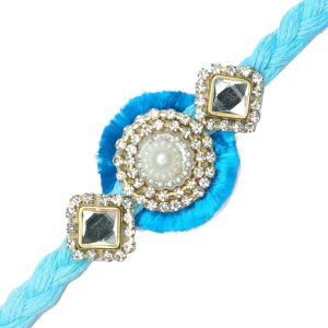 Kal-Single Rakhi For Brother Rakhi Thread For Bhai Bhabhi Bhaiya And Bhatiji Veera Raksha Bandhan Rakhi Set Dora Bracelet Kalwa With Gift Pack For Brother Sister Indian Traditional Festival Rakhi - Neuf