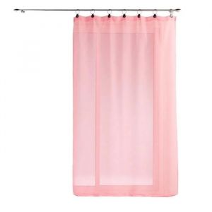 Panneau A Anneaux Rideau Voile 140 X 240 Cm Linkae Corail - Neuf