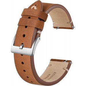 Bracelet De Montre En Cuir Vieilli, Bracelets De Rechange Pour Hommes, D&eacute;gagement Rapide, Largeur De Bande 18mm 20mm 22mm - Neuf