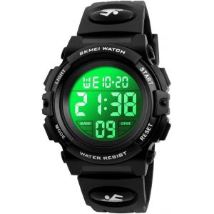 Kalanka-Enfants Montre Numérique Sport Extérieur 50m Étanche Montres Électroniques Réveil 12/24 H Chronomètre Calendrier Boy Girl Montre - Neuf