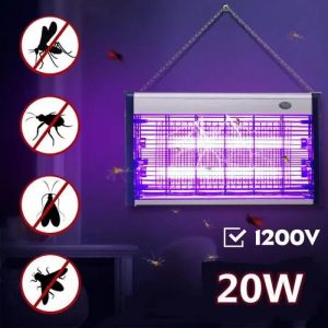 Lampe Anti Moustique Electrique Tue Mouches 20W UV LEDInt&eacute;rieur Ext&eacute;rieur - Neuf