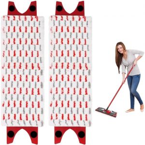 Teppe-2 Pièces Serpillere Recharge Pour Vileda Serpillière Balai Microfibre Kit,Pour Vileda Ultramax Mop/Ultramax Plus 2 En 1 Absorbante Recharge,Pour Enlevez Les Taches Sales Gardez Le Sol Propre - Neuf