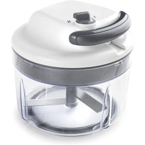 Nouvelhorizonstore-Lacor - 60599 - D&eacute;coupeur Manuel Affilate, Hachoir Avec Lames En Acier Inoxydable, Sans Bpa, 2 Vitesses, 1,2 L - Neuf