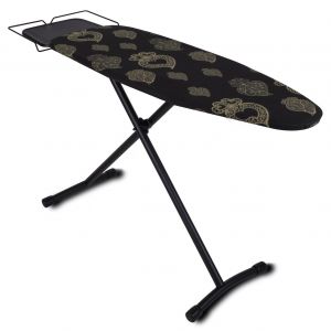 Table à repasser pliable UTAH en acier 125x41 H96cm avec repose fer et repose centrale vapeur - Neuf