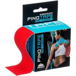 Bande De Kinésiologie Pinotape Pro Therapy ®-L` -Design Adapté À La Peau-5 Cm X 5 M,Rot - Neuf