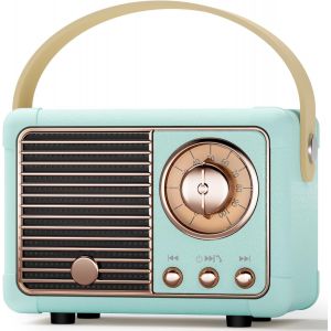 Enceinte Bluetooth Portable Haut Parleur Sans Fil Cadeau Garçon 10-12 Ans Cadeau Anniversaire Cadeau Ado Garçon Aux, Tf Carte,Usb Mini Enceinte Bluetooth Decoration Bureau Chambre Ado(Bleu) - Neuf