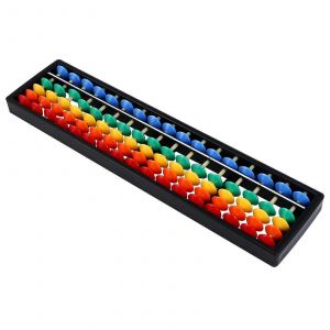 Digit Boulier coloré Calculatrice chinoise Outil de comptage Mathématiques Débutants Penchés Jouets éducatifs pour enfants Boulier mental - Neuf