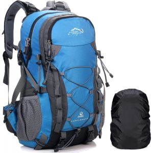 Kalanka-40l Sac À Dos Randonnée Léger Imperméable Sac Pour Camping Voyage Alpinisme Trekking, Sac À Dos Avec Housse De Pluie - Neuf