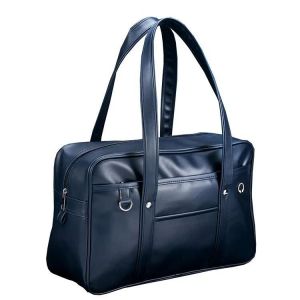 Sac d'uniforme JK bleu foncé pour fille, cartable en PU, résistant à l'usure, imperméable, à une épaule - Neuf