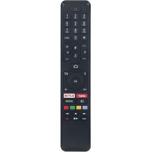 RC43160 Télécommande remplacée Convient pour JVC/Toshiba/Vestel/Techwood/Hitachi TV 43UA3A63DG 49UA3A63DG 65UA3A63DG LT43VA6900 LT43VA6955 LT43VA8900 LT50VA6900P LT55VA6900P Sub CT-8556 - Neuf