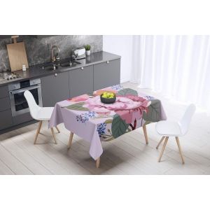 Sjzg-, Anti-Moisissure, S&eacute;chage Rapide, R&eacute;sistant Aux Taches, Lavable En Machine, 100% Polyester Nappe De Table (140cm X 140cm) - Con&ccedil;u Et Fabriqu&eacute; En Turquie - Neuf