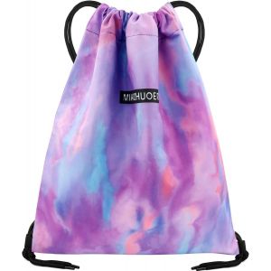 Sac À Dos Cordon Petit, Sac À Cordon Tissu Sac Sport Gym D'École De Serrage Fille Garçon, Sac De Piscine À Cordelette Gym Bag Pour Natation Yoga Voyage Plage Femme Homme Enfants - Neuf