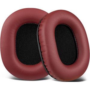 KAL-Mousse Coussin Coussinets Pour Audio Technica Ath M50X M50Xbt M50Rd M40X M30X M20X Msr7 Sx1 Monitor Casque Audio, En Cuir Protéiné Plus Doux, En Mousse À Mémoire De Forme Haute Densité - Neuf