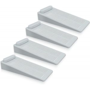 LETNERNY-4 Pcs Cale Porte Inodore, Bloc Porte Réglable En Hauteur, Anti-Rayures Et Anti-Dérapant, Cale Porte Sol Pour La Maison, Le Bureau, Les Lieux Publics - Neuf