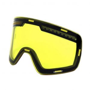 Lunettes De Ski Avec Double Couche De Lentille D&eacute;tachable Antifog Jaune Lentille - Neuf