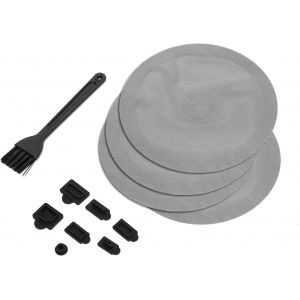 Eryi-1 Kit De Protection Contre La Poussière Pour Ps5 (4 Filtres Ronds En Maille Anti-Poussière, 7 Bouchons Anti-Poussière, 1 Brosse De Nettoyage) Compatible Avec Ps5, Console De Jeu Ps5 Slim - Neuf