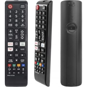 Nouvelle Telecommande Universelle BN59-01315B pour Samsung Tous Les Téléviseurs 4K UHD HDR Crystal QLED Smart TV,avec Trois Bouton-Aucun Réglage Requis - Neuf