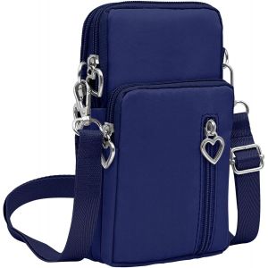 KALANKA-Petit Sac Téléphone Portable Femme,Sac de téléphone Portable,Bandoulière Portefeuille Poche,Crossbody Pochette Sacoche Running - Neuf